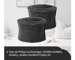 Replacements® Filters geschikt voor Philips - FY2401 /30 - 2 stuks