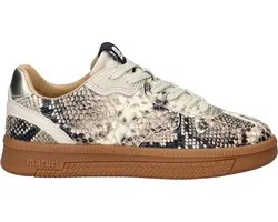 Maruti Yale Sneakers Dames - Leren Sneaker - Beige - Maat 36