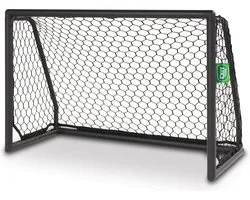 EXIT Scala Aluminium Voetbaldoel 120x80cm - Weerbestendig - Voetbal Goal - Voor Kinderen - Tuin - Zwart