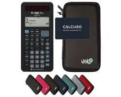CALCUSO Basic Package Zwart de la calculatrice TI-30X Pro Mathprint