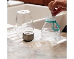 KeepCup Originele plastic fles | Herbruikbare Travel Thermos Cup met roestvrij staal, lekvrij deksel, BPA & BPS vrij, lichtgewicht | Medium | 18oz / 530ml | Cloud