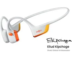 Shokz OpenRun Pro 2 EK Open-ear Sporthoofdtelefoon – Bone Conduction – IP55 water- en zweetbestendigheid – Eliud Kipchoge Edition – Oranje/Wi