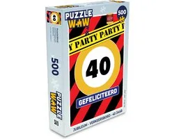 Puzzle Jubilee - Signalisation routière - 40 ans - Puzzle - Puzzle 500 pièces