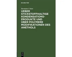 Ueber Stickstoffhaltige Kondensationsprodukte Und Über Polymere Modifikationen Des Anethols