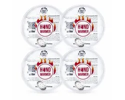 Herbruikbare Handwarmer – Gel Handenwarmer - 4 stuks - Heat & Cold Pad - HeatPad warmtepad - Koude handen & Spierontspanning – Pocketformaat – 40-54° graden – 15 á 20 minuten warm