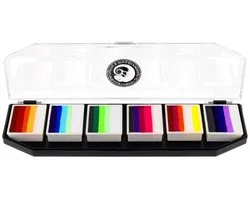 Cameleon - Splitcake - Colorblock palet - Sokkertantes Bohemian - Schmink - Carnaval - Vasteloavend