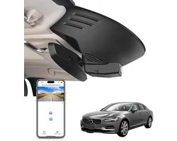 MANGOAL 4K UHD 2160P Dashcam Car, Integrated OEM Look, Special for Volvo S90 and V90 Cross Country and V90 2017 2018 2019 2020 2021 (Model A), Loop Recording, G-Sensor, WiFi & App, 64GB Card