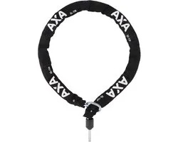 AXA ULC 130 Insteekketting – 130 cm – 5,5 mm Gehard Staal – Compatibel met AXA Imenso & Block XXL – 10 mm Plug‑in Pin – Polyester Beschermhoes – Zwart