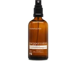 RainPharma Natural Room Spray Peppermint - 100ml – Met Pure Essentiële Olie – Intense Geur – Geschikt voor Textiel – Natuurlijk Huisparfum – Interieurspray – Luxe Woonaccessoires – Luchtverfrisser – Aromatherapie Producten