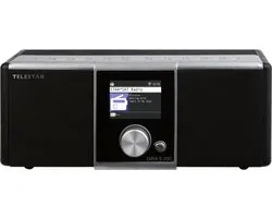 Telestar DIRA S 20C – Internetradio – Bluetooth – WiFi – Dubbel Alarm - Zwart