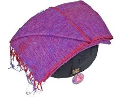 Yoga deken effen - violet