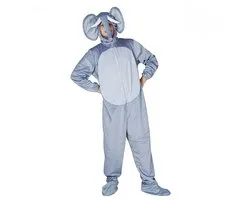 Grenouillère éléphant – Costume Animaux pour carnaval, soirée à thème et déguisement – ​​Taille unique