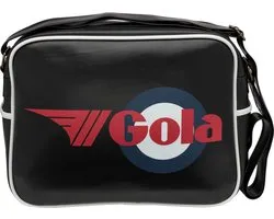 Gola Schoudertas Redford Mod Black / White Zwart