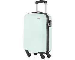 TravelZ Horizon Valise à main - 54 cm Bagage cabine - 4 Roues - ABS - Menthe