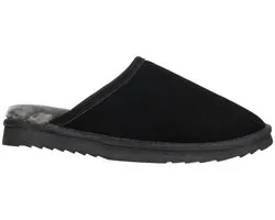 Warmbat Classic Unisex Pantoffels - Sloffen - Heren - Zwart - Maat 44