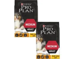 Pro Plan Dog Adult Medium Breed Kip - Nourriture pour chiens - 2 x 14 kg