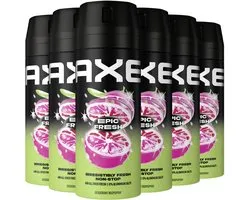 Déodorant corps AXE - Epic Fresh - 6 x 150 ml - Pack économique
