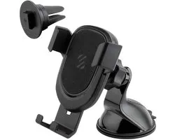 Scosche GravityDrop 3-in-1 Telefoonhouder Auto - Universeel - Dashboard / Voorruit / Ventilatierooster - Zwart