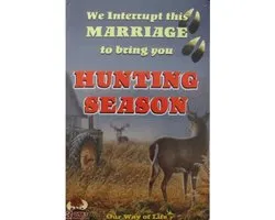 Wandbord - Hunting Season