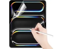 Screenprotector geschikt voor iPad Pro 11 inch (M5 2025 / M4 2024) - Solidenz Nano PET HD Folie protector - Beschermfolie - Screen Protector Plastic - Plastiek Folie