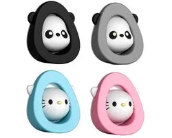 Dailygoods - ARFUKA Deurstoppers 2-in-1 deurstoppers siliconen deurstoppers muurbeschermer, schattige decoratieve deurstoppers voor thuis en op kantoor, 4 stuks