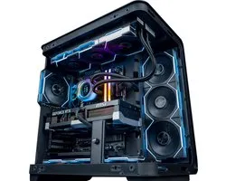 FlowUP Chronos - Gaming PC - AMD Ryzen 9 9950X3D - NVIDIA RTX 5090 32GB - 32GB DDR5 RAM - 2TB - LCD Waterkoeling