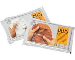 SIO-2 Plus luchtdrogende klei 500gr wit - creatieve boetseerklei.