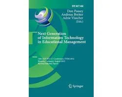 IFIP Advances in Information and Communication Technology400- Next Generation of Information Technology in Educational Management