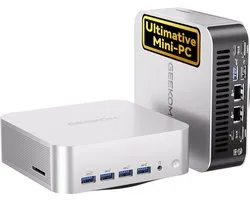 ​​GEEKOM A9 Max Mini PC met – AMD Ryzen AI 9 HX 470 – 32GB DDR5 & 1TB SSD – Windows 11 Pro | 2x USB4 | AMD Radeon 780M | IceBlast 2.0 Koelsysteem (zelfontwikkeld) | AI | 8K voor thuiswerken – 8K,Mini PC met,Mini Computer,Game PC,pc voor games e​