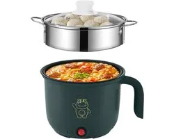 YOR® Hotpot Électrique - Hotpot - Vert - ‎20cm x 18cm x 14cm