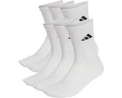 Adidas Performance Gevoerde Sokken 6 Paar - Unisex - Wit