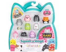 Squishmallows - Figurines à jouer à presser Style 3 - 8 pièces.