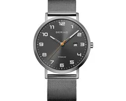 Bering - 18640-377 - Polshorloge - Heren - Kwarts - Titanium