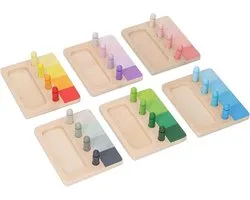 CHICIRIS Kinderplezier, kleuraanpassing speelgoed, vroege opvoeding, verlichting, hand-oogcoördinatie, kinderkleur-match-speelgoed