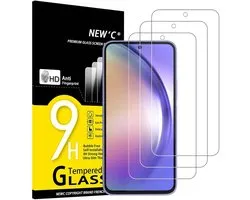 NEW'C 3 Stuks, Screen Protector voor Samsung Galaxy A54 5G, Gehard Glass Schermbeschermer Film 0.33 mm ultra - ShopVlot
