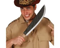 Halloween machete mes - groot - 53 cm - kunststof - kapmes - Halloween thema