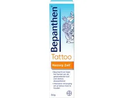 Bepanthen Tattoo Nazorg Zalf 30 gram | Tattoo Creme met Dexpanthenol 5% | Beschermt en Herstelt Getatoeëerde Huid