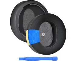 Coussinets d'oreille de remplacement pour casque Audeze Maxwell de MMOBIEL - Coussinets d'oreille en gel rafraîchissant - Coussinets d'isolation phonique - Zwart
