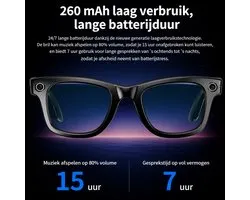 AI Slimme Bril - Zelf Verduisterend - Smart - Camera - Vertalen - Bellen