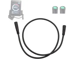 5 Pin Ebike Kabel voor Bafang Display 22.7In Elektrische Fiets Verlengkabel Vrouwelijke naar Vrouwelijke Adapter Draad Waterdichte Connector Kabel