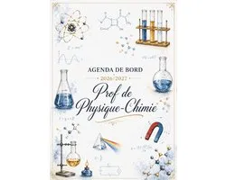 SnelShoppen - Agenda de Bord Enseignant 2026/2027 Professeur de Physique Chimie | Cahier Relevé de Notes voor 18 Klassen met 38 Leerlingen | Organisee