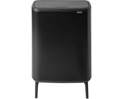 Brabantia Bo Touch Bin Hi Prullenbak - 60 liter - 1 vak - Matt Black