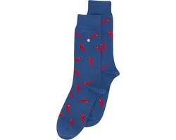 Alfredo Gonzales unisex sokken red peppers blauw