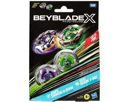 Hasbro Beyblade X speelgoed Knife Shinobi Keel Shark set.