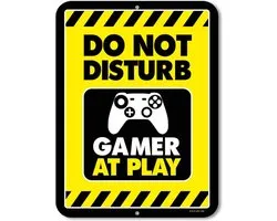 Wandbord DO NOT DISTURB GAMER AT PLAY