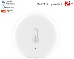 MOES Tuya ZigBee Temperature and Humidity Sensor - Tuya SmartLife - ZigBee - Draadloos - Temperatuur Sensor