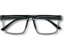Ear2Ear 02805 Lunettes de lecture SWAY +2.00 - Monture Grijs , branches noires - Rectangulaire - Cool