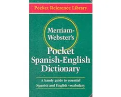 Merriam Websters Pocket Span-Englis Dict