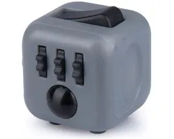 Infinity Magic Cube - Friemelkubus - Infinity Cube - Fidget gadget - simple dimple - Anti stress Fidget Spinner - Stress verlichtend - Fidget Toys - Grijs
