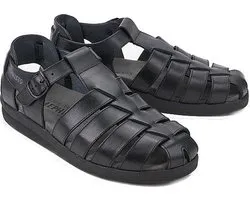 Mephisto SAM Heren Sandaal - Zwart - Maat 40